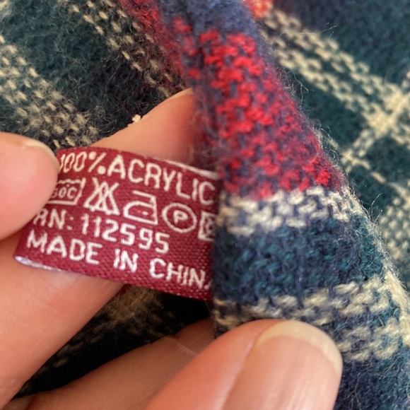 G Brand Infinity Plaid Scarf - Picture 4 of 5